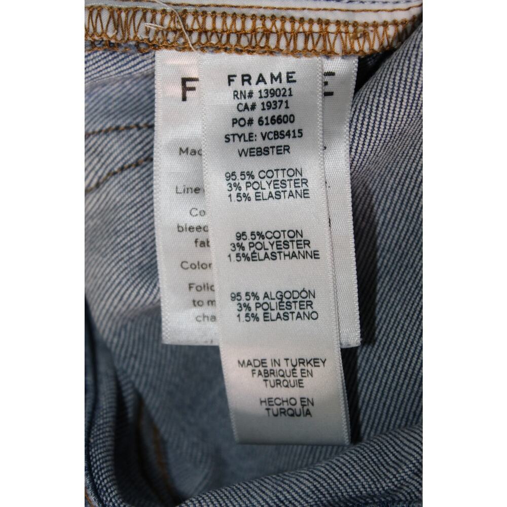 Frame denim Le Vintage crop jeans Webster Wide Leg 27 stone washed - Picture 5 of 6